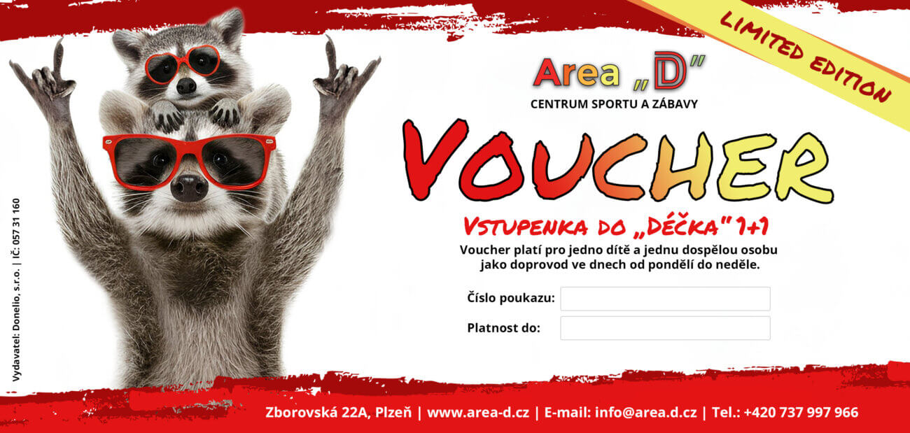 Vstupenka do "Déčka" 1+1