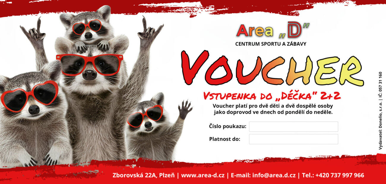 Vstupenka do "Déčka" 2+2