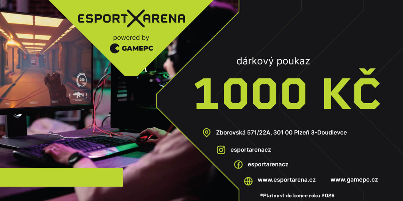 Dárkový poukaz do EsportArena.cz