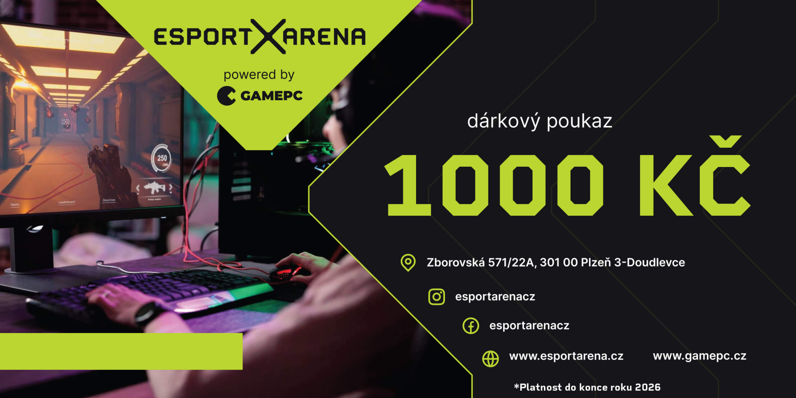 Dárkový poukaz do EsportArena.cz