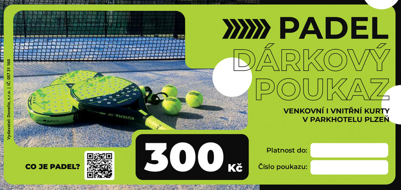 Padel na kurtech v Parkhotelu