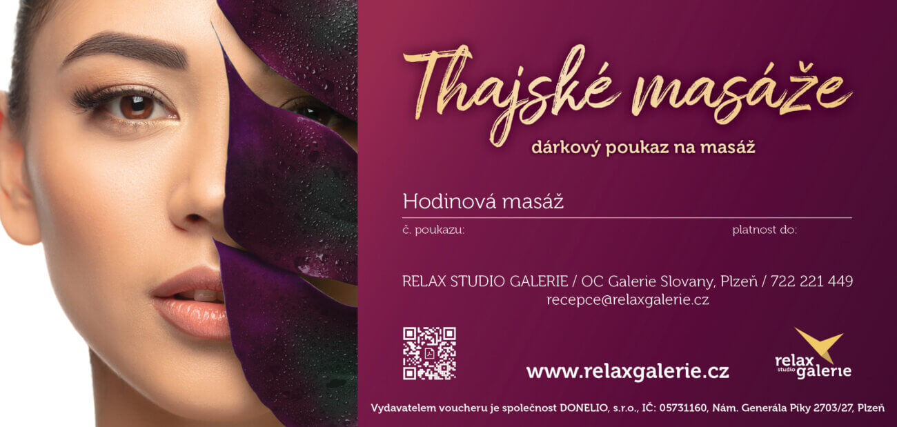 Hodinová thajská masáž v Relax Studiu Galerie